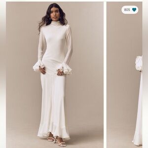 Elegant Ivory Maxi Dress